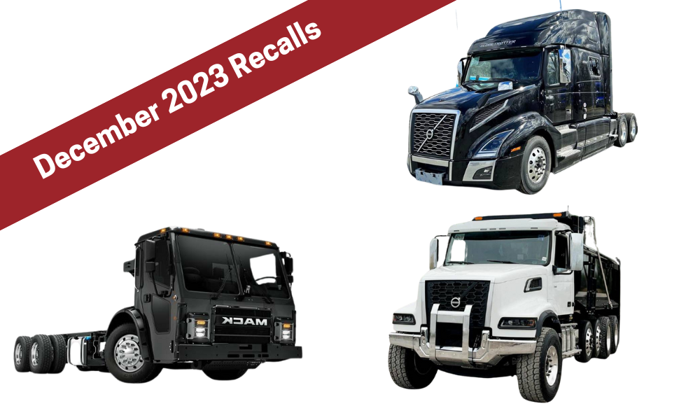 مطلع باشید: کامیون های سنگین در دسامبر 2023 فراخوان می شود - ایمنی و رعایت